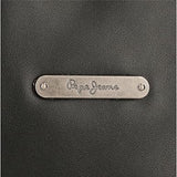 Pepe Jeans Salma Luggage Women's Messenger Leather Bag Black