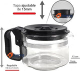 Sanfor Universal Electric Glass Carafe Coffee Maker Small Transparent 900 ml