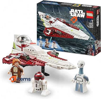 LEGO 75333 Star Wars Obi-Wan Kenobi’s Jedi Starfighter, Buildable Toy Set Plus