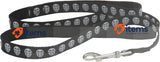 Dog Valencia Pet Lead Large Black Collar Size M Accessories Football Official