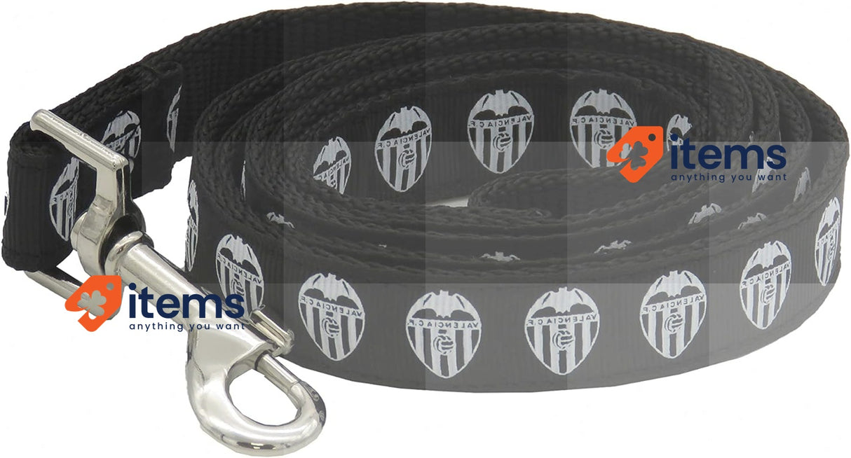 Dog Valencia Pet Lead Large Black Collar Size M Accessories Football Official