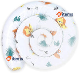 Totsy Baby Side Sleeper Pillow, Body Pillow, Neck Roll Pillow, 400 cm, Safari