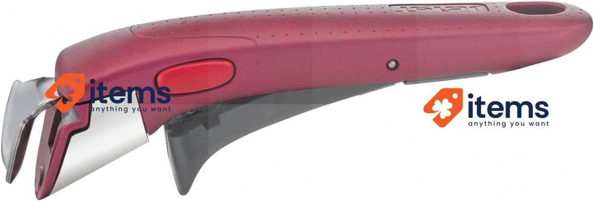 Tefal L9863102 Ingenio Removable Handle, Stainless Steel, Red