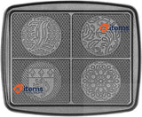 LAGRANGE 030242 Waffle Maker Plate Set, Double layer antiadhesive coating