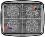 LAGRANGE 030242 Waffle Maker Plate Set, Double layer antiadhesive coating