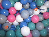 Bällebad24 100 Pastel Balls (TÜV Tested and Certified 2019) Ball Pit Dangerous