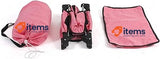 Bayer Chic 2000 653-57 Deluxe Travel Cot for Baby, Doll's Bed, Pink Jeans