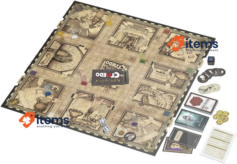 Hasbro Gaming Cluedo Board Game F1240105 Game-Wizarding Multicolor World Harry