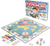 Hasbro JUEGOS Monopoly VIAJAR POR EL Mundo OS Modern Manufacture +8 AÑOS
