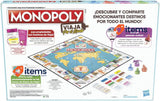 Hasbro JUEGOS Monopoly VIAJAR POR EL Mundo OS Modern Manufacture +8 AÑOS