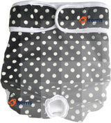 LeerKing Washable Female Dog Diapers, 2-Pack, Reusable, Highly Absorbent Size S