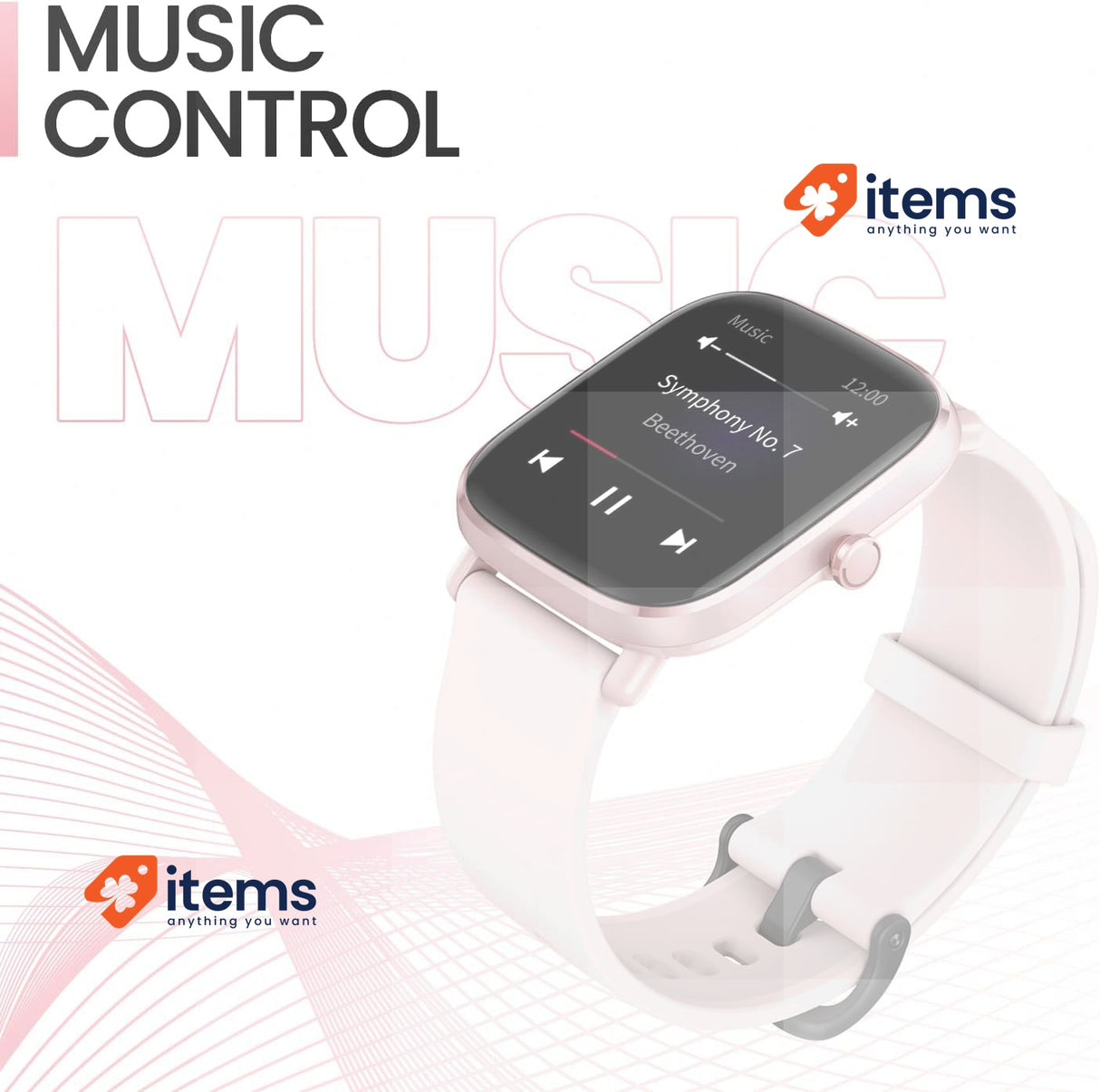 Amazfit GTS 2 Mini New Version Smart Watch for Men & Women Pink