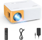 Mini Projector, Portable Phone Projector 1080P Full HD Yellow