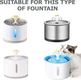 Dhohoo Drinking Fountain Filter, Drinking Fountain for Cats White