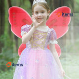 Nenjindz Butterfly Fairy Wings Dress Red Girl Adults Adult Glitter Angel Women