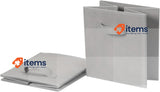 Amazon Basics Collapsible Fabric Storage Cube w/ Handles, 33 x 33 x 33 cm, Grey