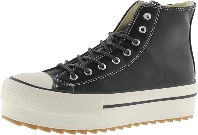 victoria Women 1061123-WOMEN High-Top Tribu Leather Black 7 UK