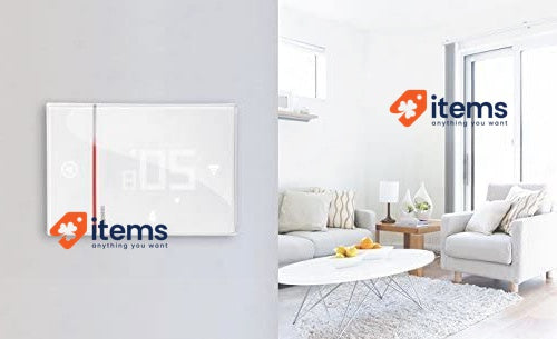 Bticino XW8002E Thermostat with WiFi, New Smarther2 with Netatmo, White