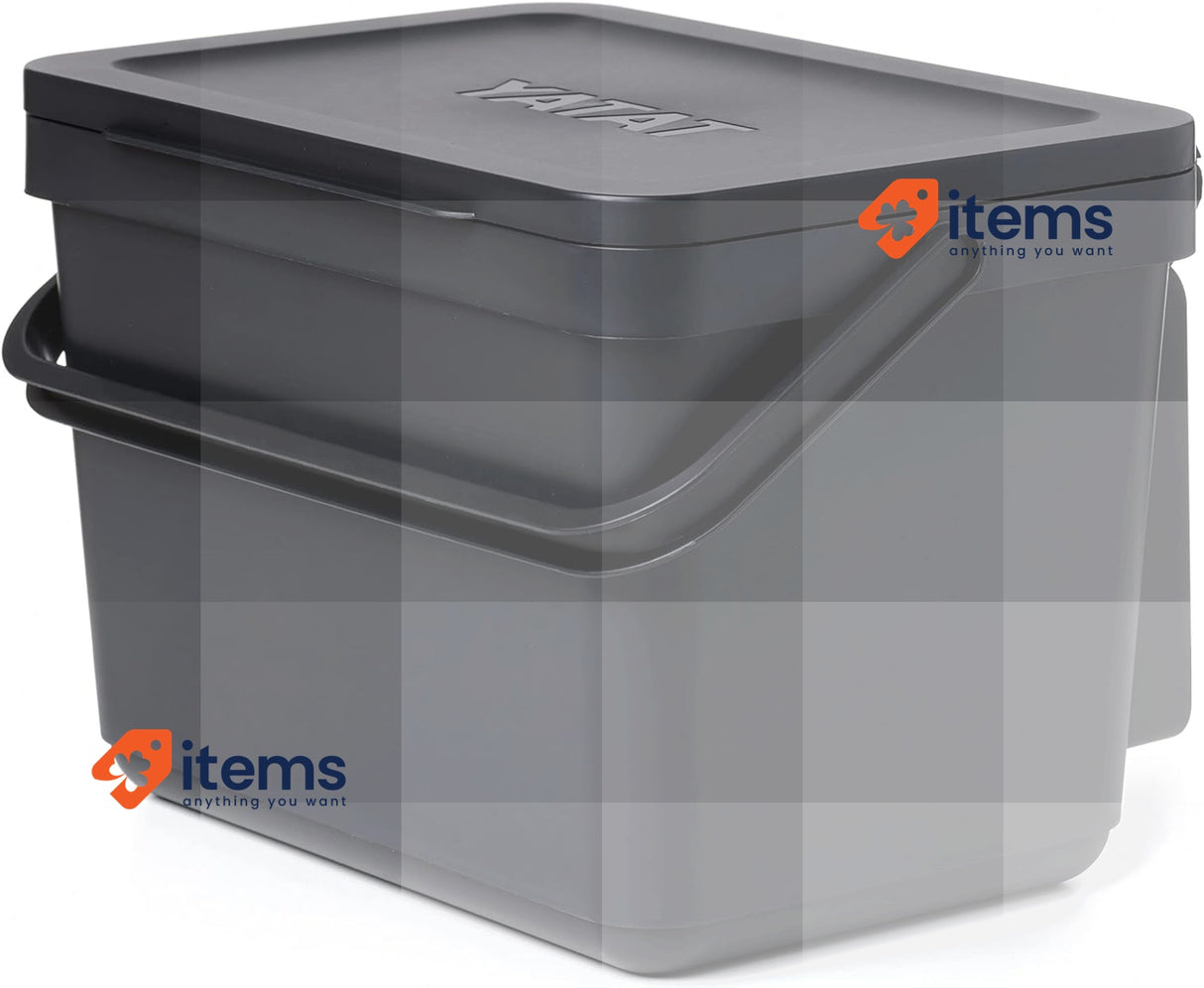 TATAY Kitchen Food Waste Caddy 6L, 26.5 x 20.5 x 18.5 cm, Black Organic Smart