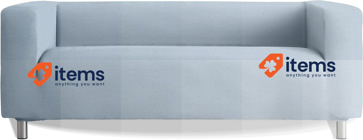 Milica Sofa cover Model Klippan Arms Sofa High Stretch Fabric, Blue Soft York