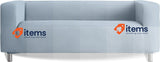 Milica Sofa cover Model Klippan Arms Sofa High Stretch Fabric, Blue Soft York