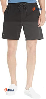 Hurley Men's Pleasure Point Elastic Waistband Volley 18' Shorts Black Small