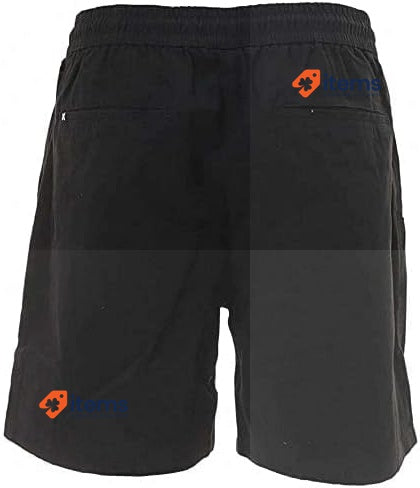 Hurley Men's Pleasure Point Elastic Waistband Volley 18' Shorts Black Small