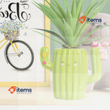 Legami Desk Friends Ceramic Pen Holder, 12.5 x 7.5 cm, Cactus Theme, for Desk