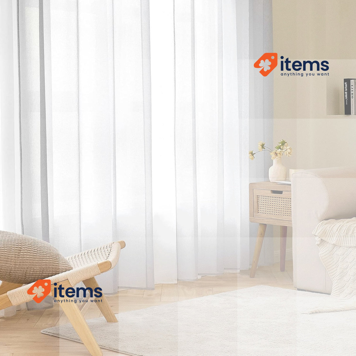 EMEMA Set of 2 Sheer Voile Curtains with Eyelets GREY 140 x 225 cm Transparent