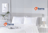 Todocama 2 x Super Soft Microfibre Hypoallergenic Pillowcases 2-75x40cm White