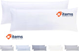Todocama 2 Pack Soft Microfibre Hypoallergenic Cushion Covers 90 x 40 cm White