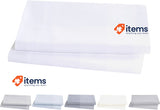 Todocama 2 Pack Soft Microfibre Hypoallergenic Cushion Covers 90 x 40 cm White