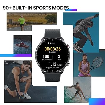 Amazfit [New Version] GTR 2 46mm Smart Watch with Bluetooth Call Black