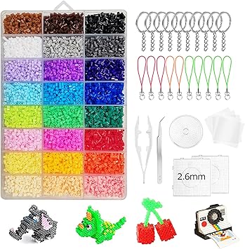 Noa Home Deco Ironing Beads Set 24000 Craft Beads in Organiser Box