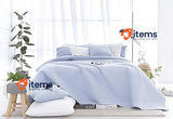 Todocama Fine Boutique Quilt With Pique Design Cama 80/90 180x260cm Light Blue