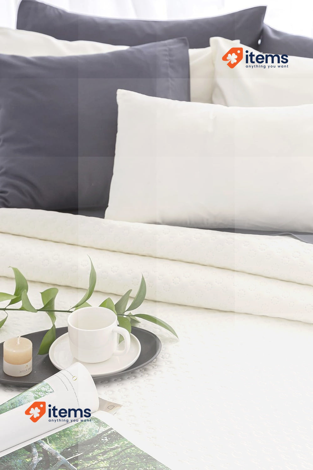 Todocama Fine Quilted Bedspread For All Seasons Soft Microfiber 80/90-180x260cm