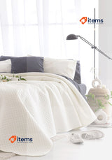 Todocama Fine Quilted Bedspread For All Seasons Soft Microfiber 80/90-180x260cm