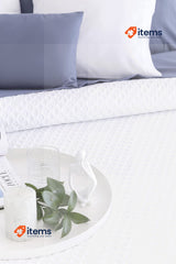 Todocama Fine Boutique Pique Bedspread 80/90 - 180 x 260cm, White