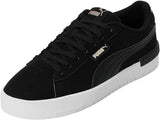 PUMA Women's Jada Renew Nubuck Fashion Sneaker Black/Gold/White 40