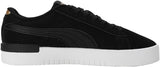 PUMA Women's Jada Renew Nubuck Fashion Sneaker Black/Gold/White 40