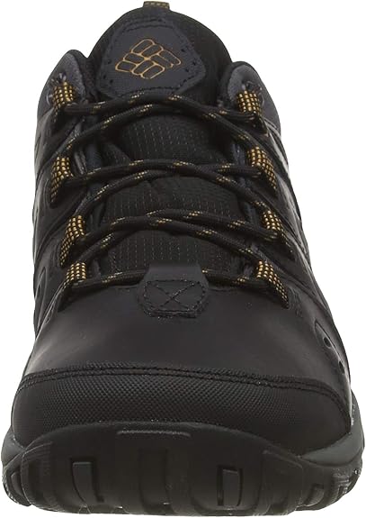 Columbia Men's Woodburn 2 Low Rise Hiking Shoes Black Goldenrod 42 EU