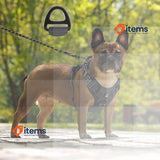 Dog Training Harness Vest Black No Pull Release Neck Reflective Adjustable Choke