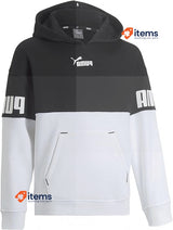 PUMA Girl's Power Colorblock Hoodie Black FL G Sweat Other Girls Clothing