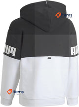 PUMA Girl's Power Colorblock Hoodie Black FL G Sweat Other Girls Clothing