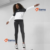 PUMA Girl's Power Colorblock Hoodie Black FL G Sweat Other Girls Clothing