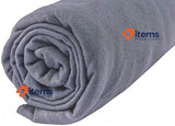 Easy Dort Set of 3 Fitted Sheets 70 x 160 cm for Baby Cot, 100% Cotton, Grey