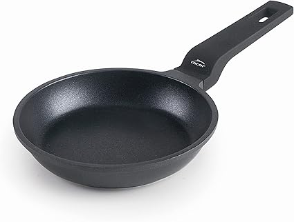 LACOR 25163 Mini Frying Pan Aluminum 100% Free PFOA Non-Stick Bilayer - Black