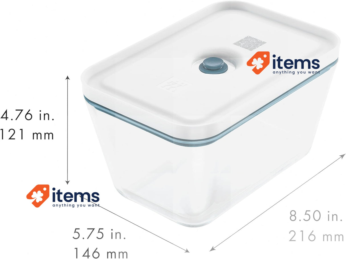 ZWILLING Fresh & Save Vacuum Container, L, Vetro, La Mer