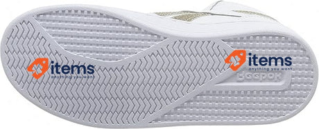 Reebok Girls Royal Prime Mid 2.0 Sneaker Size 13 UK (31 EU) White/Gold Met Child