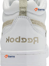 Reebok Girls Royal Prime Mid 2.0 Sneaker Size 13 UK (31 EU) White/Gold Met Child